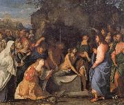 Palma Vecchio The Raising of Lazarus oil painting